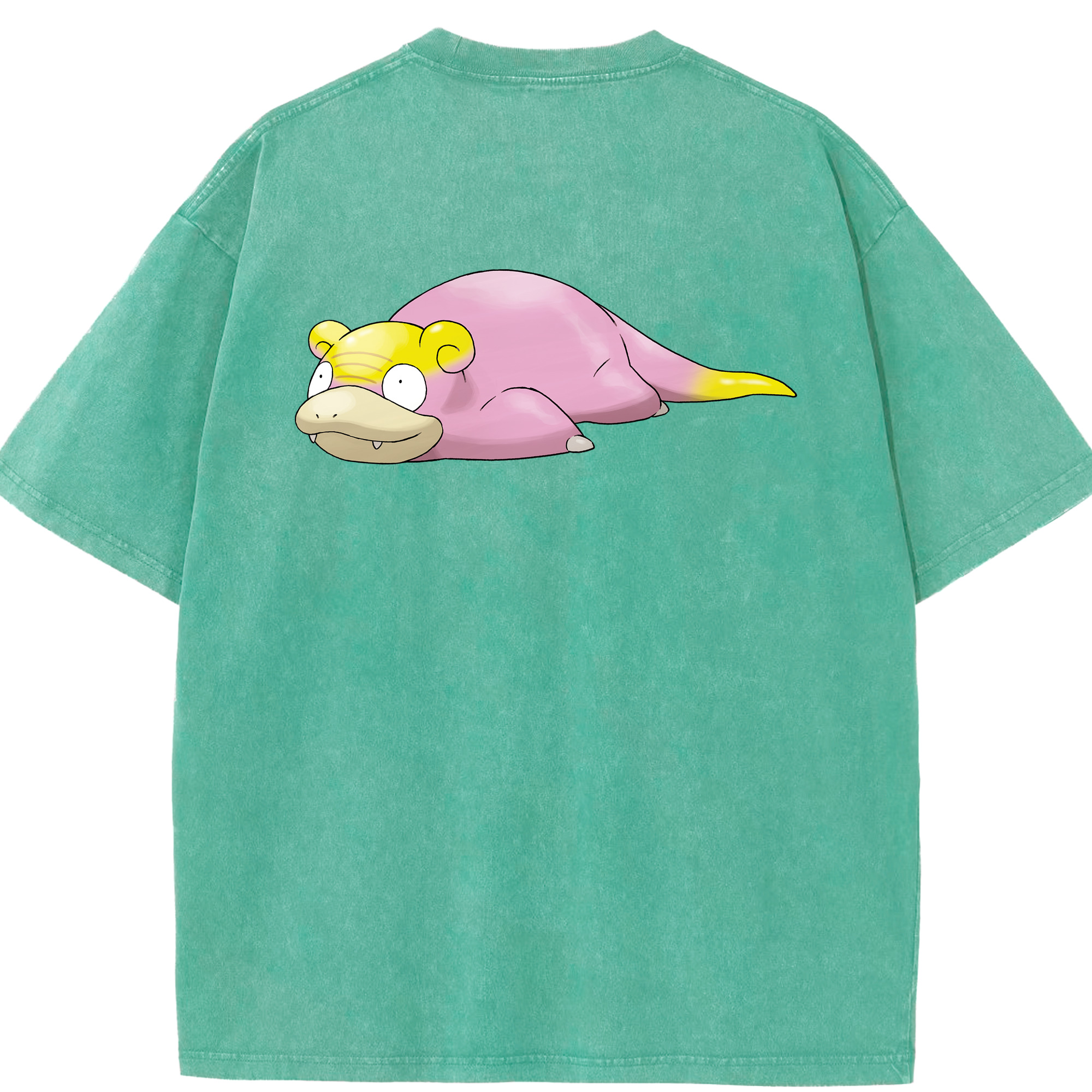 （画像用） ポケットモンスター Pokémon 綿100% ヴィンテージ風 半袖Tシャツ（背面プリント）